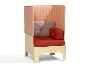 KOJA - Fabric armchair high-back by Blå Station - view 2